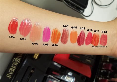 yves saint laurent lip swatches|yves saint laurent lipstick 22.